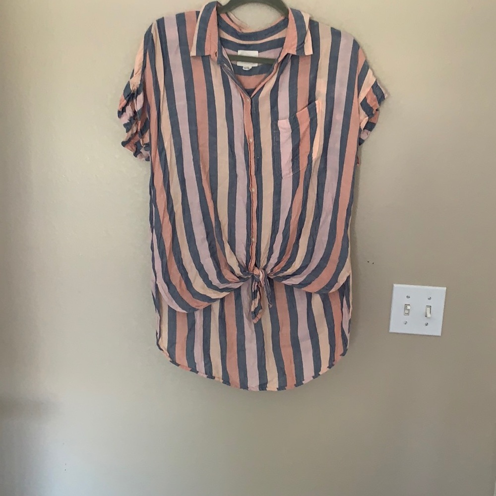 American eagle stripes top
